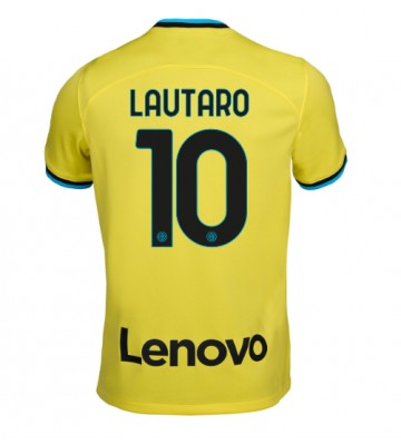 Inter Milan Lautaro Martinez #10 Tredjedrakt 2022-23 Kortermet